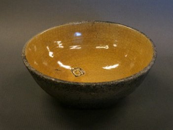 Dorte VIsby keramik, middagstallerken raku